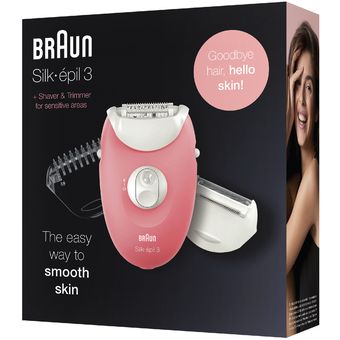 Braun SE3440 3-in-1 Hair Removal Epilator