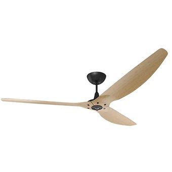 Haiku 84-series, 84" DC Fan, Caramel, Black Stem [HK-84/3B-BC.H]