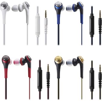 Audio Technica ATH-CKS550iS Solid Bass In-Ear Headphones