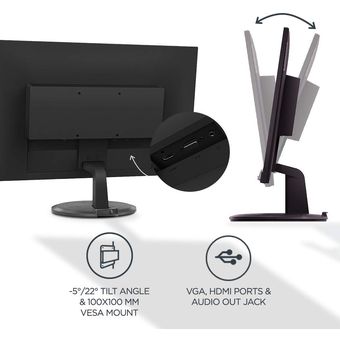 Lenovo D24-20 23.8" LED Backlit LCD Monitor