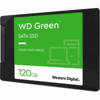 Western Digital WD Green SATA SSD 2.5”/7mm cased, 120GB [WDS120G2G0A]