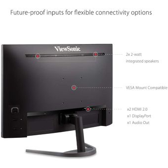 ViewSonic 27" WQHD, 144Hz Curved Gaming Monitor [VX2768-2KPC-MHD]