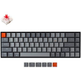 Keychron K6 Wireless Keyboard (RGB Backlight, LK Optical/Hot-Swappable)