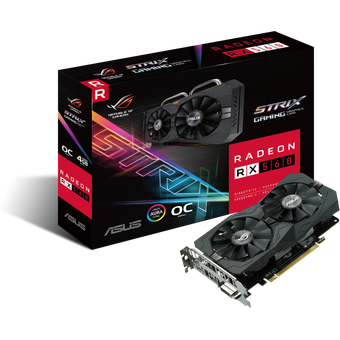 ASUS ROG Strix Radeon RX 560 OC Edition 4GB GDDR5 w/ Aura Sync