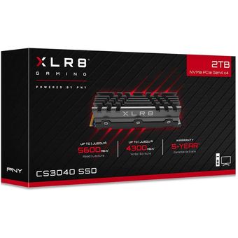 PNY XLR8 CS3040 M.2 NVMe SSD with Heatsink, 2TB