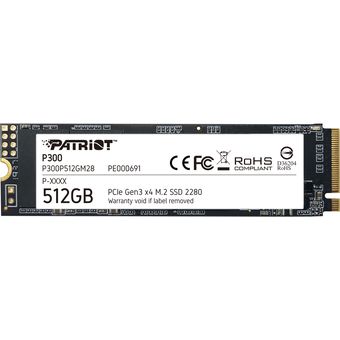 Patriot P300 M.2 PCIe Gen 3 x4, 512GB