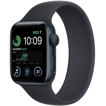 Apple Watch SE 2022(40mm, GPS) - Midnight Aluminum Case with Solo Loop