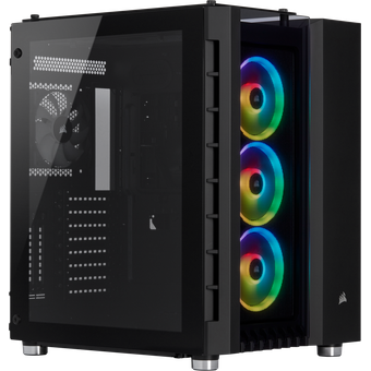 Corsair Crystal Series 680X RGB ATX High Airflow Tempered Glass Smart Case - Black