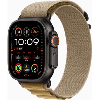 Apple Watch Ultra 2 (49mm, GPS + Cellular) - Titanium Case with Alpine Loop