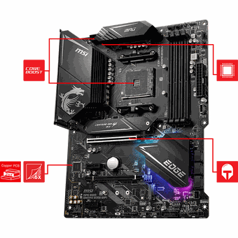 MSI MPG B550 Gaming Edge WIFI, ATX motherboard