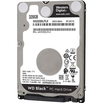 Western Digital WD_Black Performance Mobile HDD, 320GB / 32MB Cache