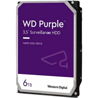 Western Digital WD Purple Surveillance HDD, 6TB / 128MB Cache
