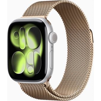 Apple Watch Series 11 (46mm, GPS + Cellular) - Aluminum Case with Milanese Loop