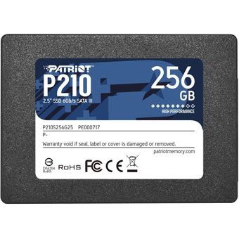 Patriot P210 2.5" SATA III SSD, 256GB