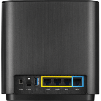ASUS ZenWiFi AC (CT8), AC3000 Tri-band Whole-Home Mesh WiFi System (2-Pack)