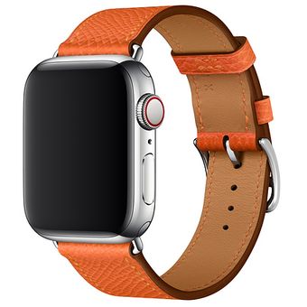Apple Watch Hermès 40mm, Feu Epsom Orange Single Tour Band
