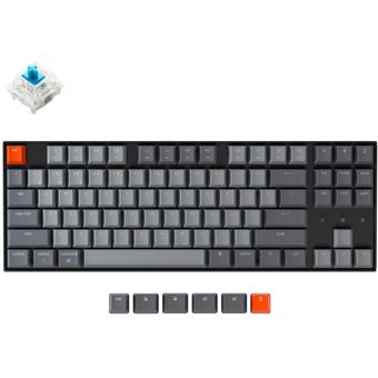 Keychron K8 Wireless Keyboard (RGB Backlight Aluminum, Gateron Hot-Swappable)