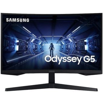 Samsung Odyssey G5, 27" 144Hz Curved Gaming Monitor [LC27G55TQWEXXM]