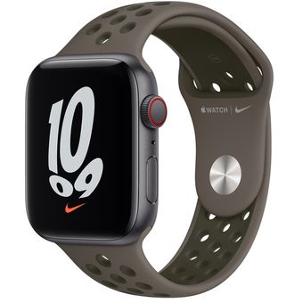 Apple Watch SE 2020 (44mm, GPS + Cellular) - Aluminum Case with Nike Sport Band