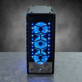 Corsair Crystal 570X RGB Mirror Black Tempered Glass, Premium ATX Mid-Tower Case