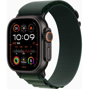 Apple Watch Ultra 2 (49mm, GPS + Cellular) - Titanium Case with Alpine Loop