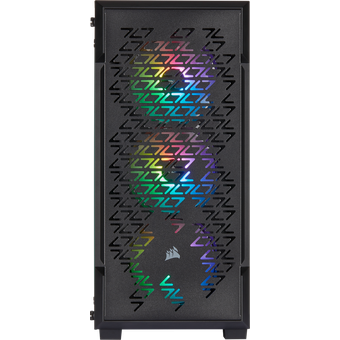 Corsair iCUE 220T RGB Airflow Tempered Glass Mid-Tower Smart Case - Black