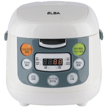 Elba 1L Microcomputer Rice Cooker [ERC-E1060(WH)]