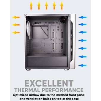 Armaggeddon AirStream S140 E-ATX Gaming PC Case