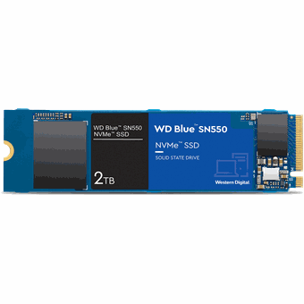 Western Digital WD Blue SN550 NVMe SSD, 2TB [WDS200T2B0C]