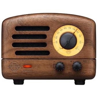 Muzen OTR Small Portable Outdoor Wireless Speaker (Walnutwood)