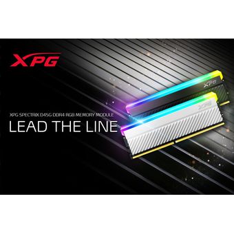 XPG SPECTRIX D45G RGB Desktop Memory: 8GB (1x8GB) DDR4 3600MHz, White