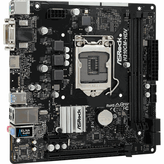 ASRock H310CM-HDV, mATX motherboard