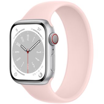 Apple Watch Series 8 (45mm, GPS + Cellular) - Aluminum Case with Solo Loop