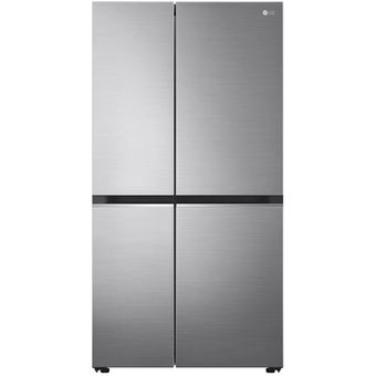 LG Net 655L Side-by-Side Platinum in Silver Finish Fridge [GC-B257SLVL]