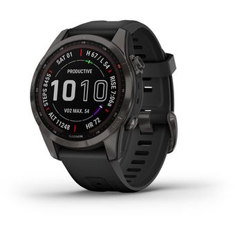 Garmin Fenix 7S Sapphire Solar - 42mm (Dark Bronze, Carbon Gray)