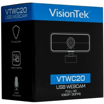 VisionTek VTWC20 HD 1080p Webcam
