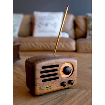 Muzen OTR Small Portable Outdoor Wireless Speaker (Walnutwood)