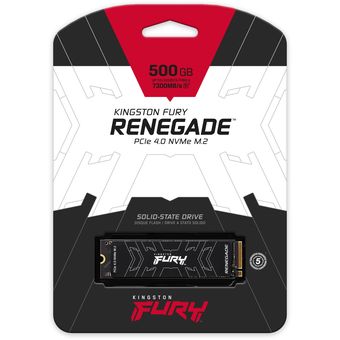 Kingston FURY Renegade PCIe 4.0 NVMe M.2 SSD, 500GB [SFYRS/500G]