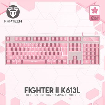 Fantech Fighter TKL II K613L Gaming Keyboard (Sakura Edition)