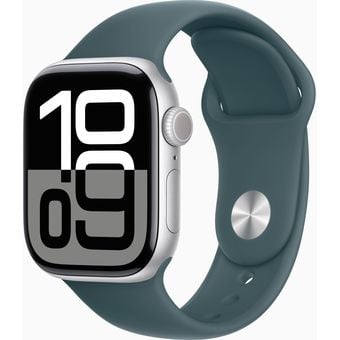 Apple Watch Series 10 (46mm, GPS + Cellular) - Aluminum Case with Sport Band