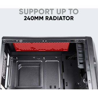 Armaggeddon Tron III ATX Gaming PC Case w/ Tempered Glass