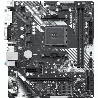 ASRock B450M-HDV R4.0, mATX motherboard