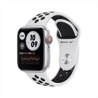 Apple Watch Series 6 (40mm, GPS + Cellular) - Aluminum Case with Nike Sport Band