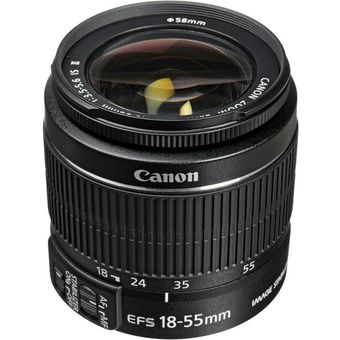 Canon EOS 200D Mark II, Kit 18-55 F4-5.6 IS STM Lens