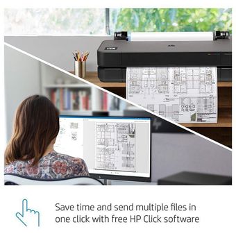 HP DesignJet T250 24-inch Compact Large Format Plotter Printer