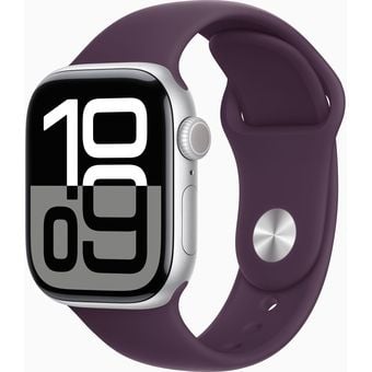 Apple Watch Series 10 (46mm, GPS) - Aluminum Case with Sport Band