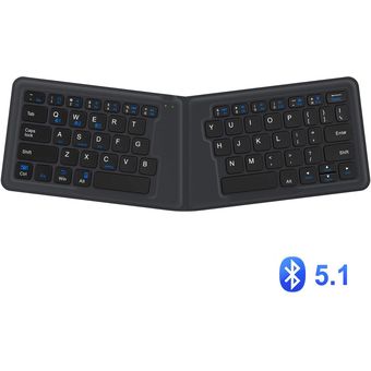 iClever BK06 Foldable Rechargeable Universal Wireless Keyboard