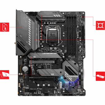 MSI MAG B560 TOMAHAWK WIFI, ATX motherboard