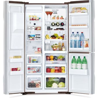 Hitachi 651L Side-by-side Door Inverter Fridge [R-M820AGP4MX]
