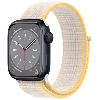 Apple Watch Series 8 (45mm, GPS) - Midnight Aluminum Case with Sport Loop